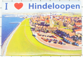 koelkastmagneet I ♥ Hindeloopen N_FR4.004