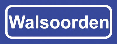 Koelkastmagneet plaatsnaambord Walsoorden