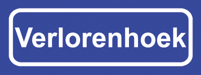 Koelkastmagneet plaatsnaambord Verlorenhoek