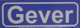 Koelkastmagneet plaatsnaambord Gever