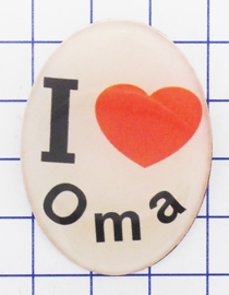 BRO 406 broche ik hou van oma