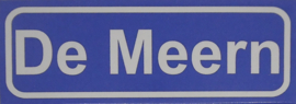 Koelkastmagneet plaatsnaambord De Meern