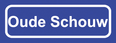 Koelkastmagneet plaatsnaambord Oude Schouw