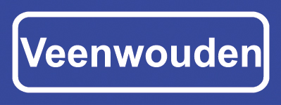 Koelkastmagneet plaatsnaambord Veenwouden