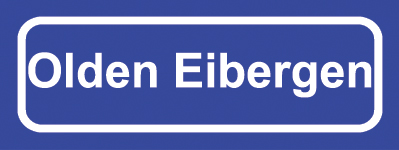 Koelkastmagneet plaatsnaambord Olden Eibergen
