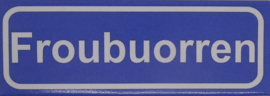 Koelkastmagneet plaatsnaambord Froubuorren