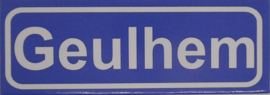 Koelkastmagneet plaatsnaambord Geulhem