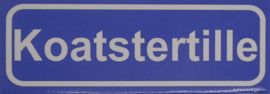 Koelkastmagneet plaatsnaambord Koatstertille
