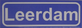 Koelkastmagneet plaatsnaambord Leerdam