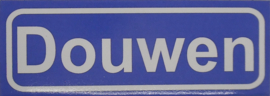 Koelkastmagneet plaatsnaambord Douwen