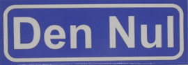 Koelkastmagneet plaatsnaambord Den Nul