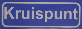 Koelkastmagneet plaatsnaambord Kruispunt