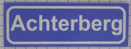 Koelkastmagneet plaatsnaambord Achterberg