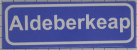 Koelkastmagneet plaatsnaambord Aldeberkeap