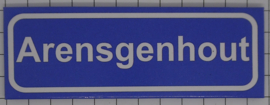 Koelkastmagneet plaatsnaambord Arensgenhout
