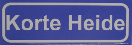 Koelkastmagneet plaatsnaambord Korte Heide