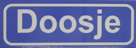 Koelkastmagneet plaatsnaambord Doosje