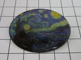 BRO 806 broche sterrennacht Vincent van Gogh