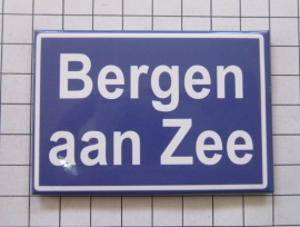 koelkastmagneet plaatsnaambord Bergen aan Zee N_NH6.501