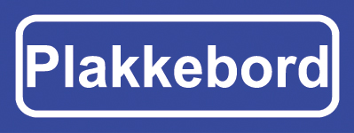 Koelkastmagneet plaatsnaambord Plakkebord