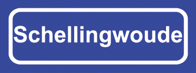 Koelkastmagneet plaatsnaambord Schellingwoude