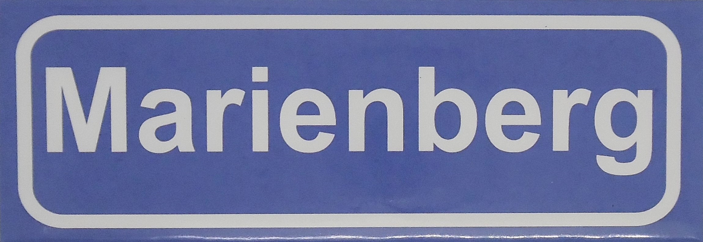 Koelkastmagneet plaatsnaambord Marienberg