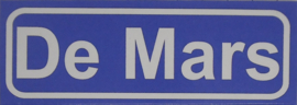 Koelkastmagneet plaatsnaambord De Mars