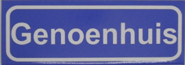 Koelkastmagneet plaatsnaambord Genoenhuis