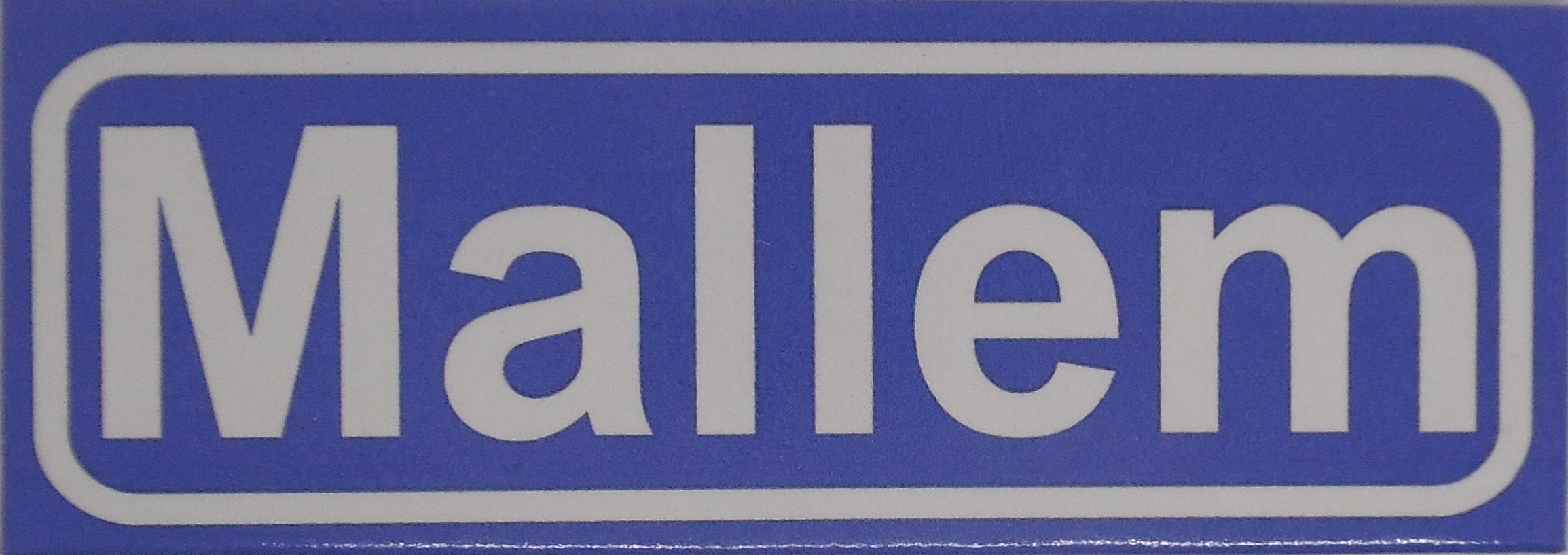 Koelkastmagneet plaatsnaambord Mallem