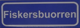 Koelkastmagneet plaatsnaambord Fiskersbuorren