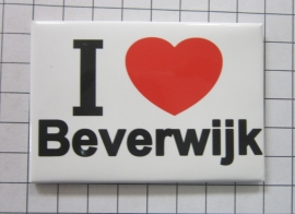 koelkastmagneet I ♥ Beverwijk N_NH7.501