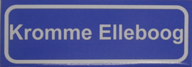 Koelkastmagneet plaatsnaambord Kromme Elleboog