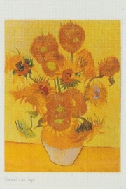 Kwaliteitsposter 35 x 45 cm Zonnebloemen - Vincent van Gogh, pakketpost