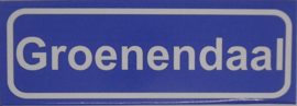Koelkastmagneet plaatsnaambord Groenendaal