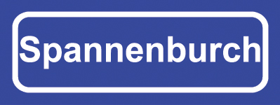 Koelkastmagneet plaatsnaambord Spannenburch