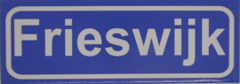Koelkastmagneet plaatsnaambord Frieswijk
