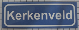 Koelkastmagneet plaatsnaambord Kerkenveld