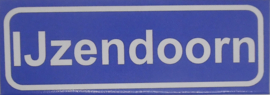 Koelkastmagneet plaatsnaambord Ijzendoorn
