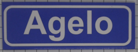 Koelkastmagneet plaatsnaambord Agelo
