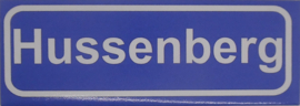 Koelkastmagneet plaatsnaambord Hussenberg