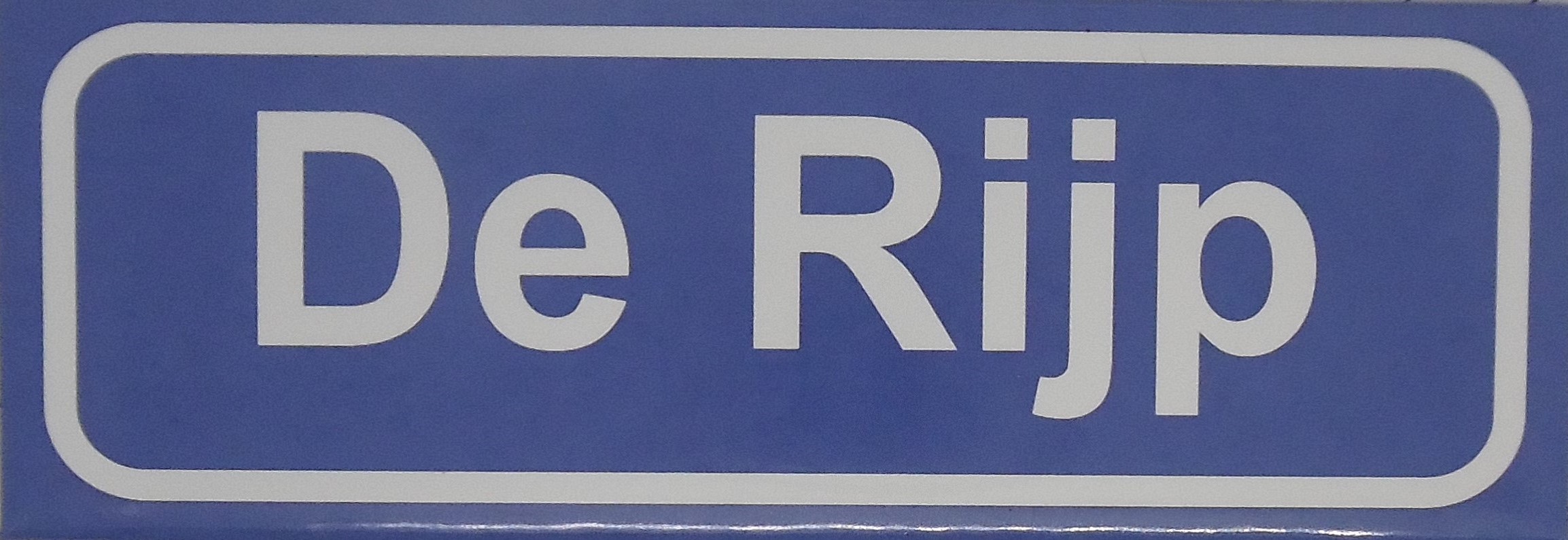 Koelkastmagneet plaatsnaambord De Rijp