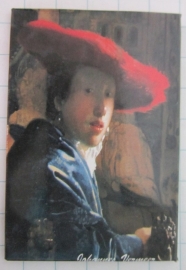 koelkastmagneet meisje rode hoed Johannes Vermeer MAC:20.304