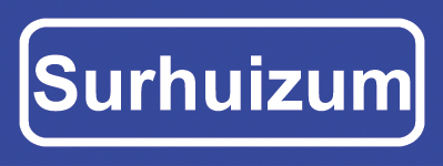 Koelkastmagneet plaatsnaambord Surhuizum