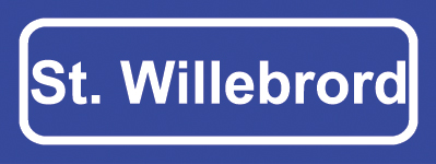 Koelkastmagneet plaatsnaambord St. Willebrord