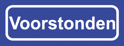 Koelkastmagneet plaatsnaambord Voorstonden