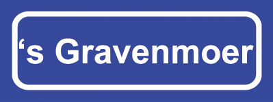 Koelkastmagneet plaatsnaambord 's Gravenmoer