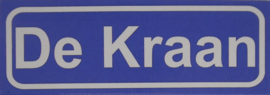 Koelkastmagneet plaatsnaambord De Kraan