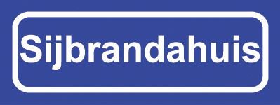 Koelkastmagneet plaatsnaambord Sijbrandahuis