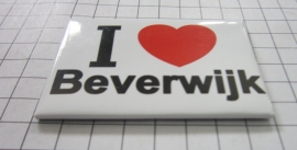 koelkastmagneet I ♥ Beverwijk N_NH7.501