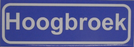 Koelkastmagneet plaatsnaambord Hoogbroek